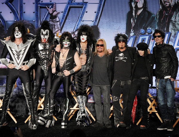 Kiss e Mötley Crüe