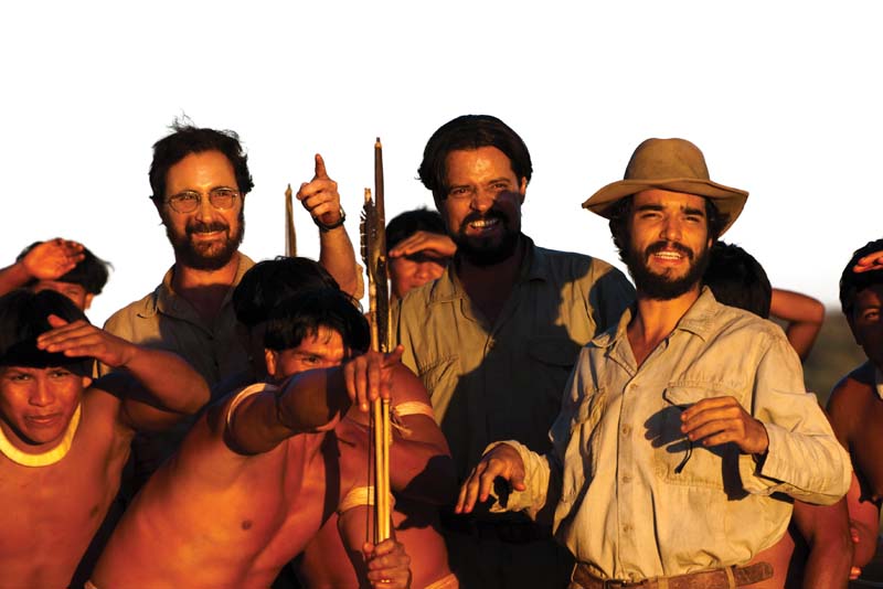 SALVADORES E PROTEGIDOS Miguel, Camargo e Blat na pele dos irmãos Villas-Bôas