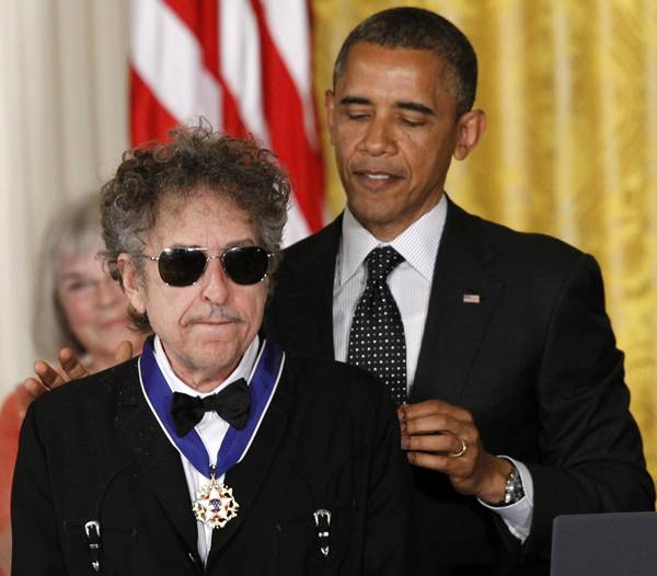 Bob Dylan e Obama