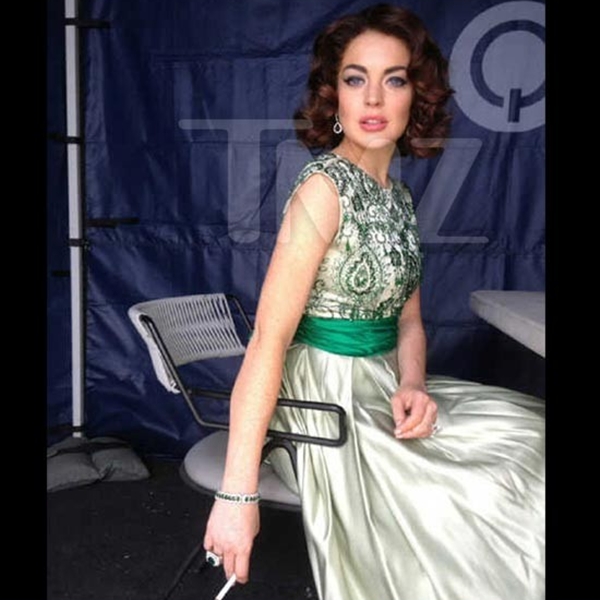 Lindsay Lohan como Elizabeth Taylor