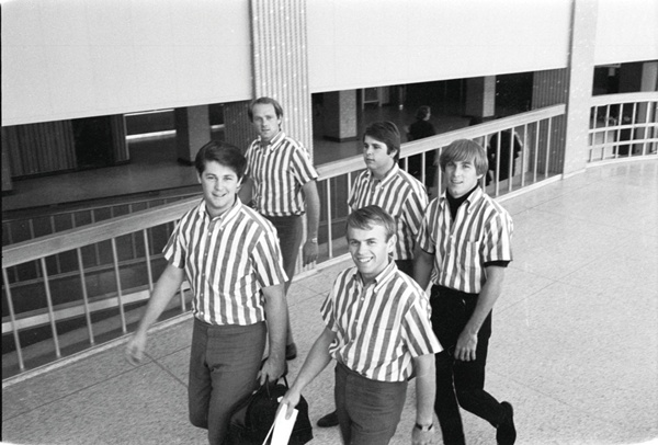 Beach Boys em Los Angeles, em 1965.