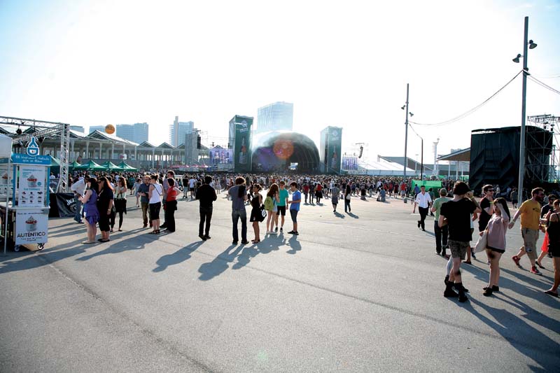 CASA AGRADÁVEL O Parc Del Fórum, que abriga o Primavera Sound
