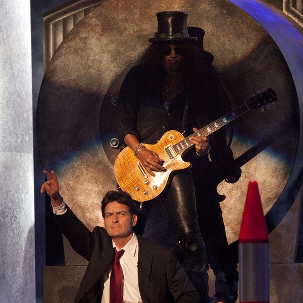 Charlie Sheen e Slash