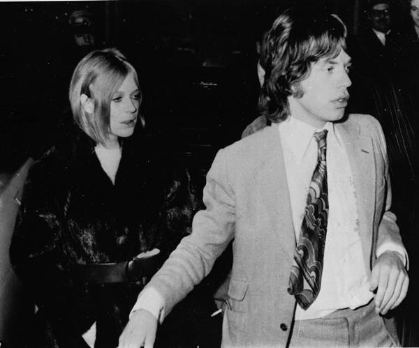 Mick Jagger e Marianne Faithfull