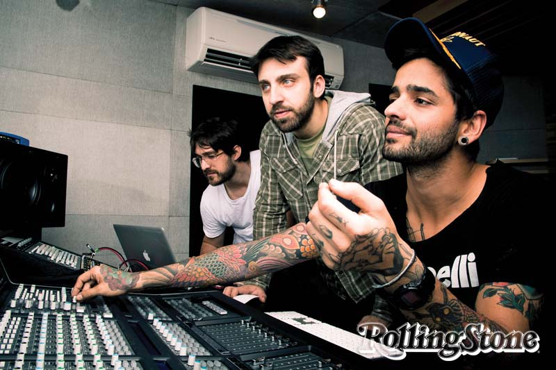 CAMINHO NOVO (A partir da esquerda) Bell Ruschel, Vavo Mantovani e Lucas Silveira: banda busca som “épico” em novo trabalho