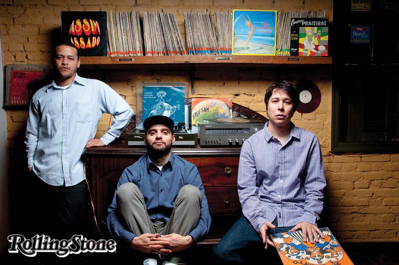 EVOLUINDO (Da esq.) Caio, Pitzan e PG: unindo o eletrônico ao orgânico