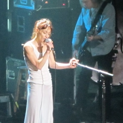 Fiona Apple no palco do Jackie Gleason Theater, em Miami.