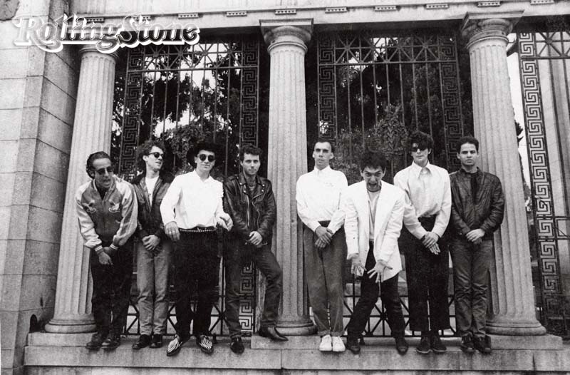 FORMAÇÃO CLÁSSICA (A partir da esq.) Fromer, Reis, Gavin, Bellotto, Antunes, Miklos, Mello e Britto em 1987