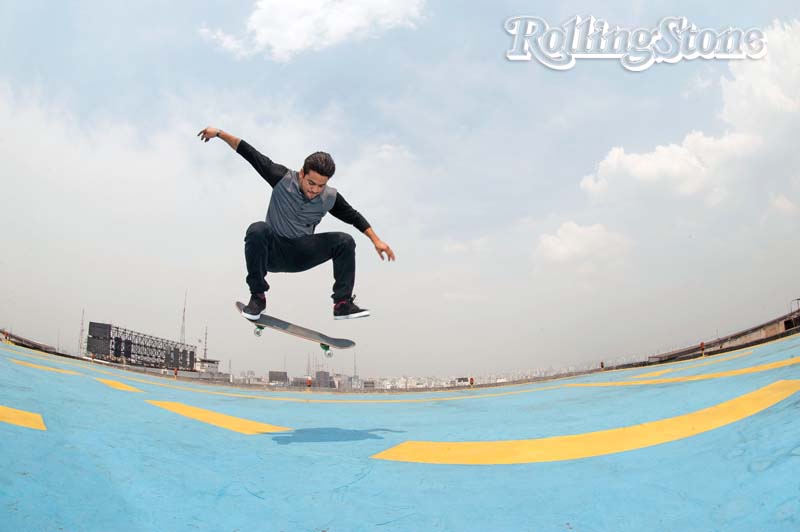 INCANSÁVEL Rodriguez, no alto de um prédio em São Paulo: sonho de ser ator