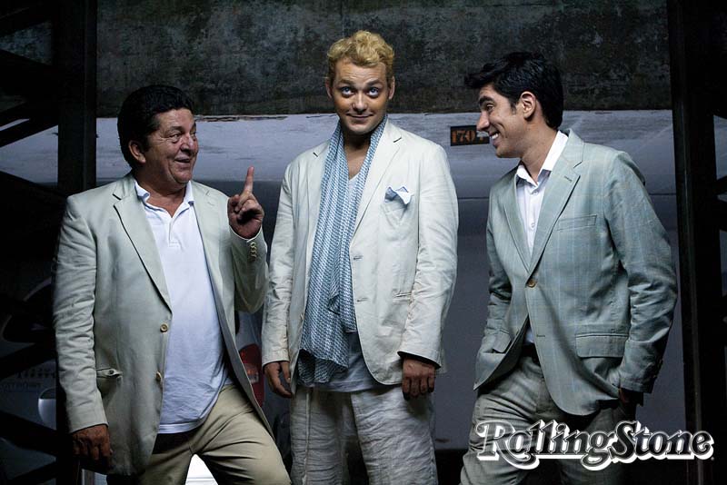 TRAMANDO Sterblitch (centro) com Adnet (dir.) e Stepan Nercessian em cena de Os Penetras