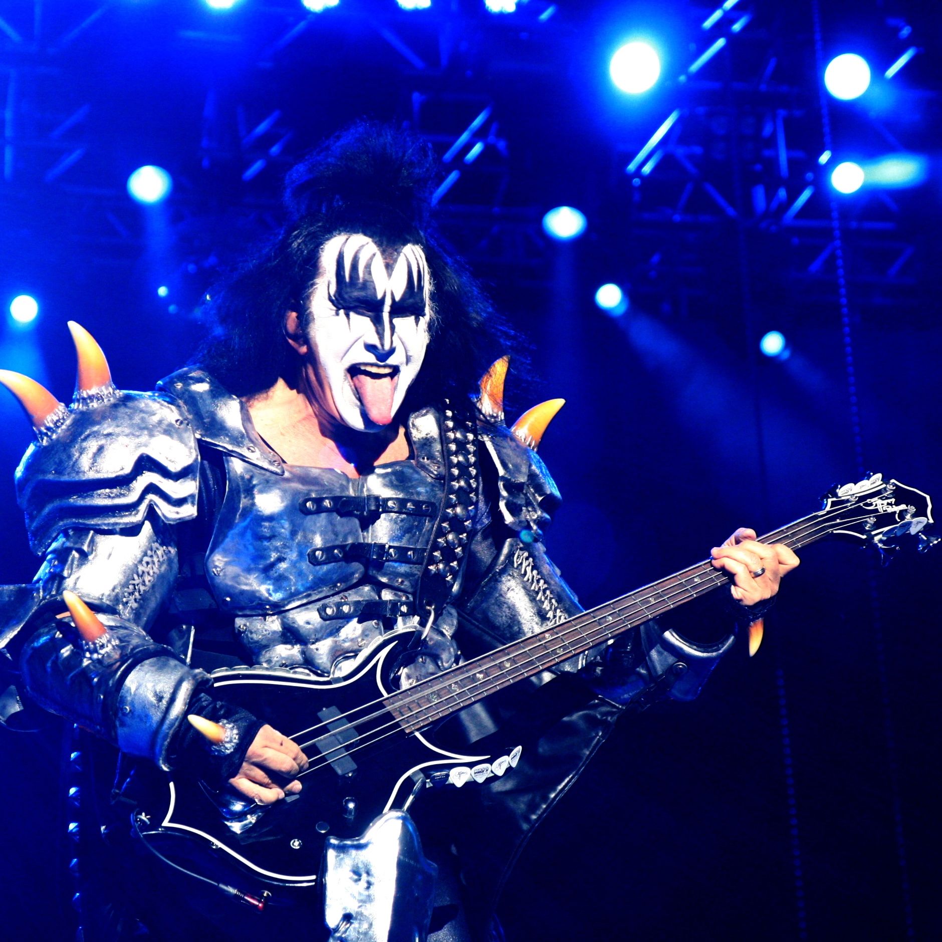 O Kiss se apresentou em SP na noite deste sábado, 17