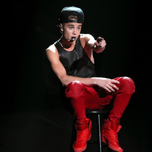 Justin Bieber no American Music Awards