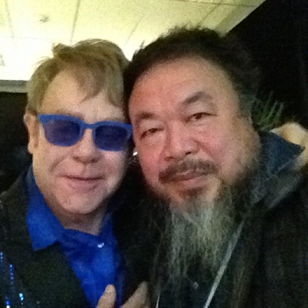 Elton John e Ai Weiwei