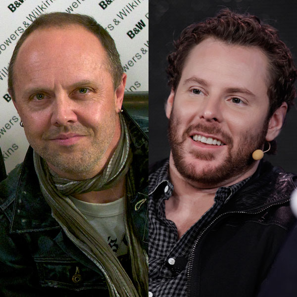 Lars Ulrick e Sean Parker