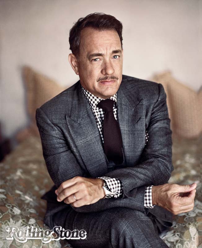 PREPARATIVO Hanks em foto recente, já com o bigodinho para encarnar Walt Disney em Saving Mr. Banks