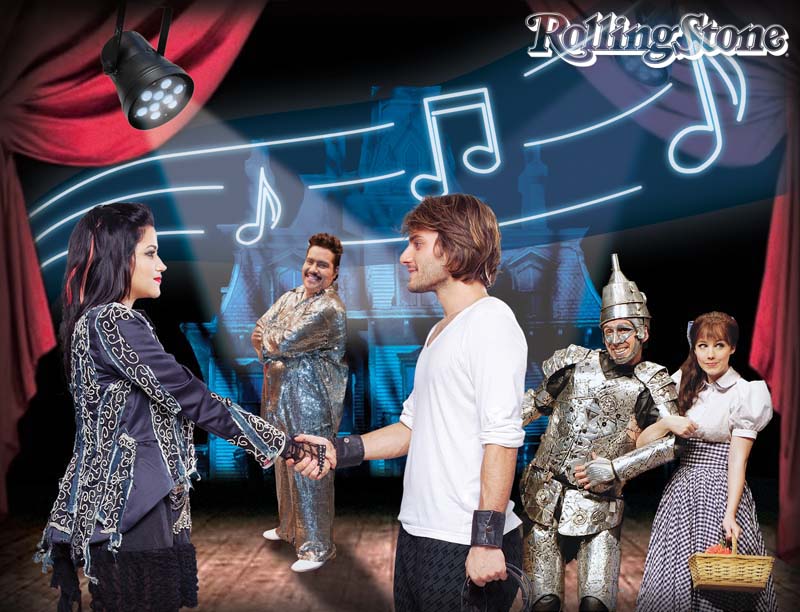 VERSÕES & SUCESSOS Há espaço para todo tipo de musical no Brasil, de Rock in Rio (à frente) a Tim Maia, passando por O Mágico de Oz (à direita)