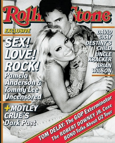 Galeria Nus nas Capas - Pamela Anderson e Tommy Lee