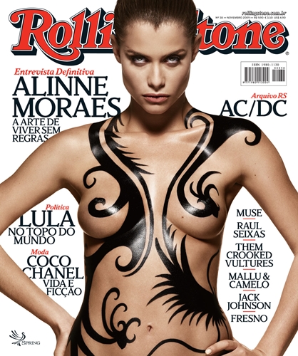 Galeria Nus nas Capas - Alinne Moraes