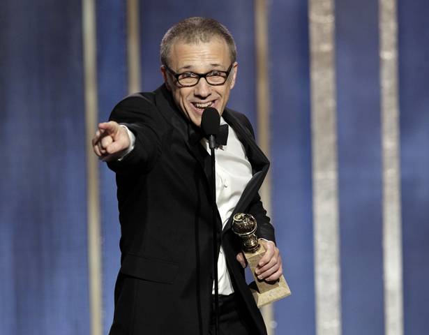 Christoph Waltz foi o Melhor Ator Coadjuvante por seu papel no filme Django Livre, de Quentin Tarantino