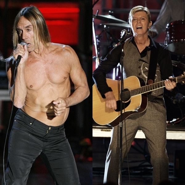 David Bowie e Iggy Pop