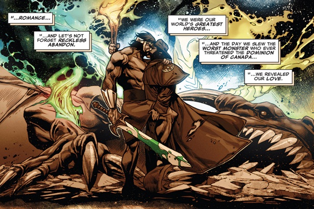 Wolverine e Hércules, beijo gay