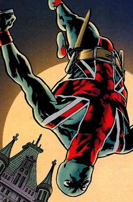 Galeria - Super-heróis homossexuais - Brian Falsworth, Union Jack