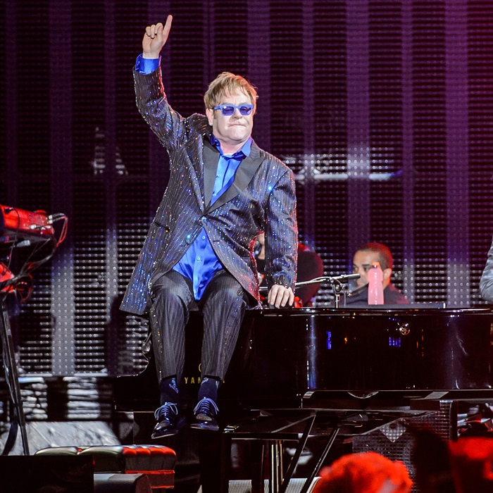 Elton John voltou ao Brasil depois de uma passagem pelo Rock in Rio, em 2011