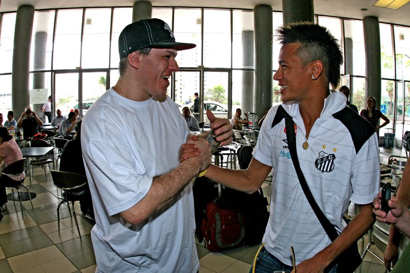 Chorão - com Neymar