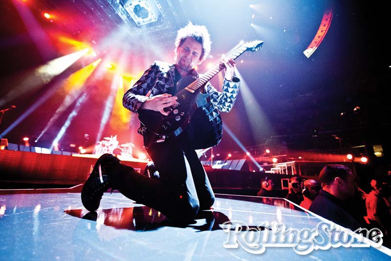 APOCALÍPTICOS Matthew Bellamy comanda o Muse em Los Angeles, em janeiro