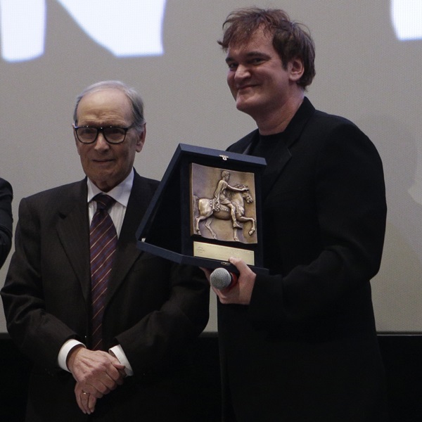 Quentin Tarantino  e Ennio Morricone