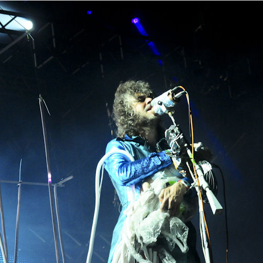 O Flaming Lips trouxe sua sonoridade psicodélica para o palco Cidade Jardim