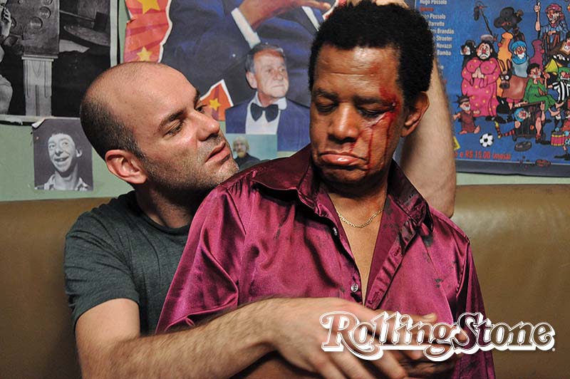 Descartes e Rodrigues em momento tenso