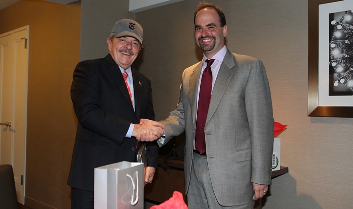 Lula e Michael Greenspon, do The New York Times