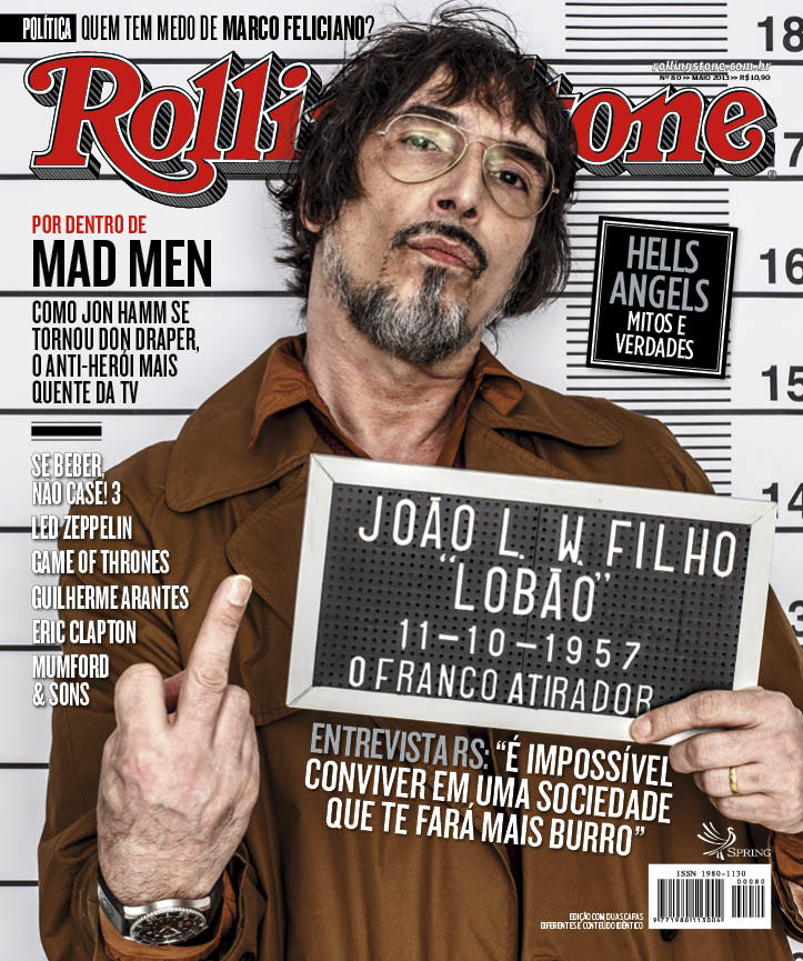 Lobão em uma das capas de maio da Rolling Stone Brasil