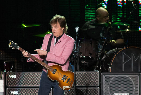 Paul McCartney em sua primeira passagem por Goiânia