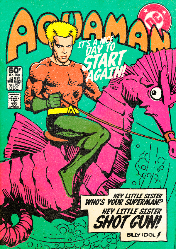 Galeria – Super-heróis do post-punk – Billy Idol - Aquaman