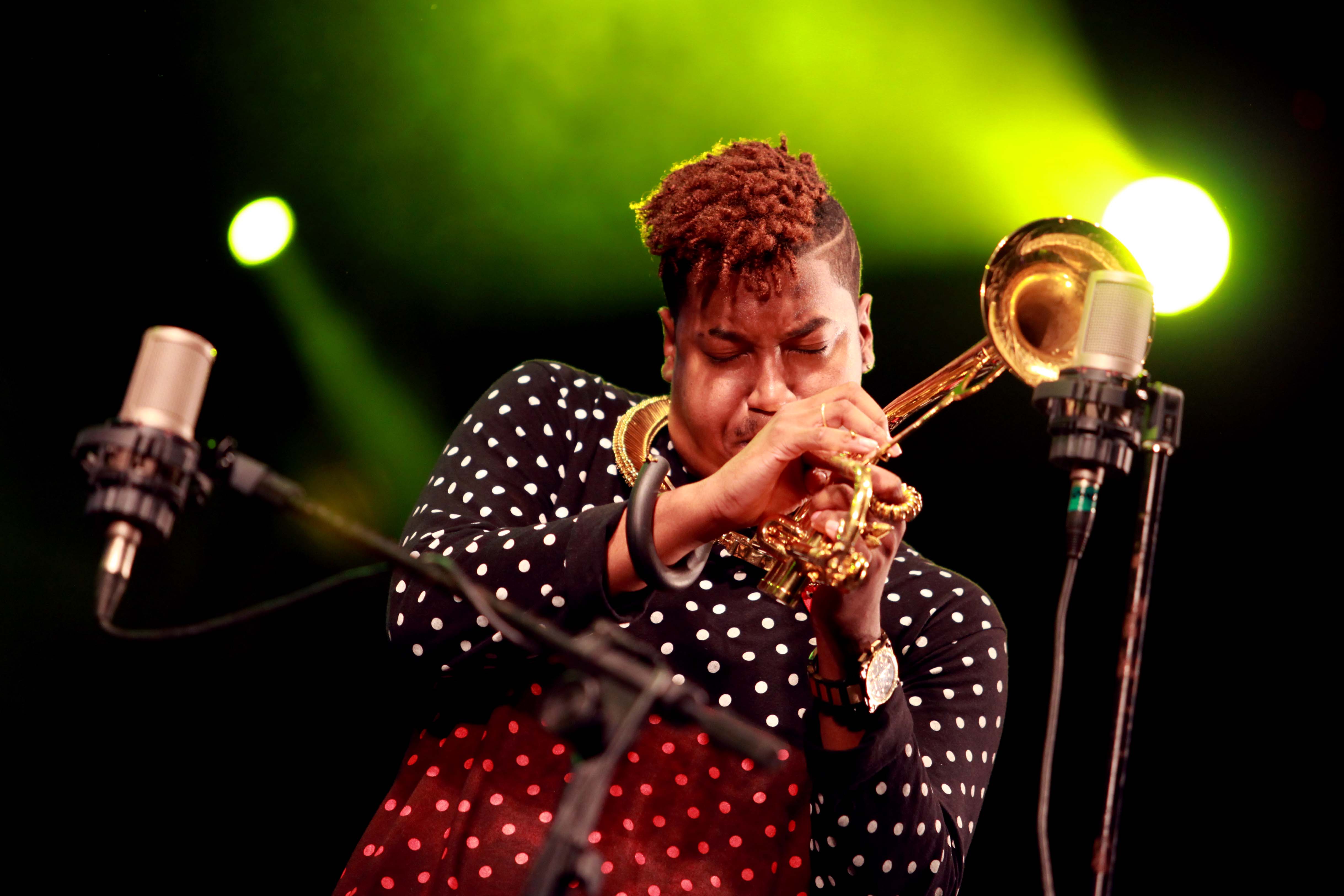 Christian Scott no palco Costazul