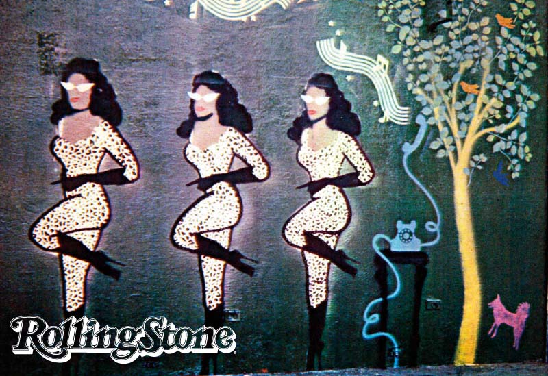 No destaque, uma das obras do artista