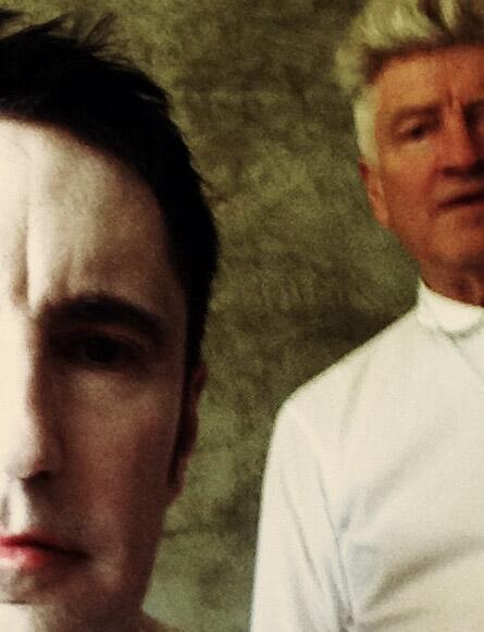 Trent Reznor e David Lynch no Twitter.