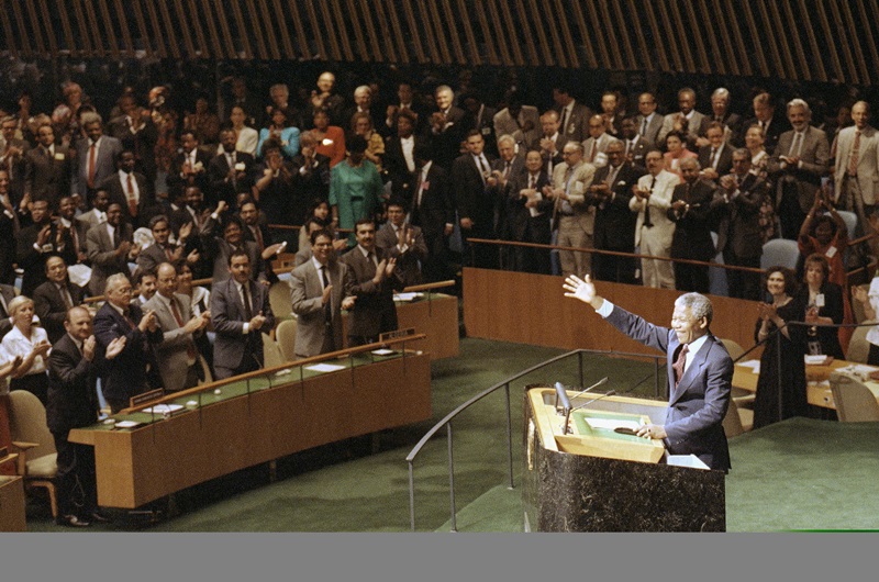 Galeria - Nelson Mandela - Mandela na ONU