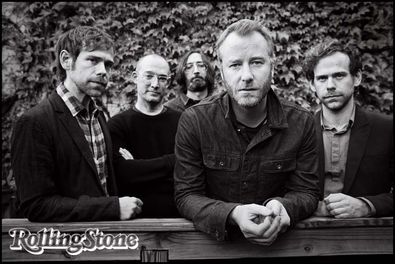 PROBLEMAS (Da esq.) Aaron Dessner, Scott Devendorf, Bryan Devendorf, Matt Berninger e Bryce Dessner no Brooklyn