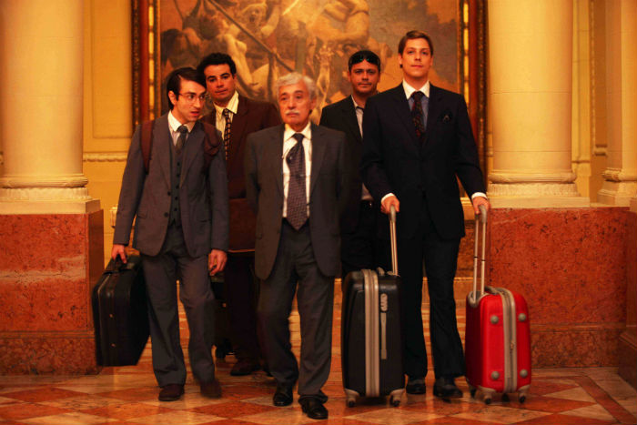 Rodrigo Pandolfo, Anderson Di Rizzi, Pedro Paulo Rangel, Danton Mello e Fabio Porchat