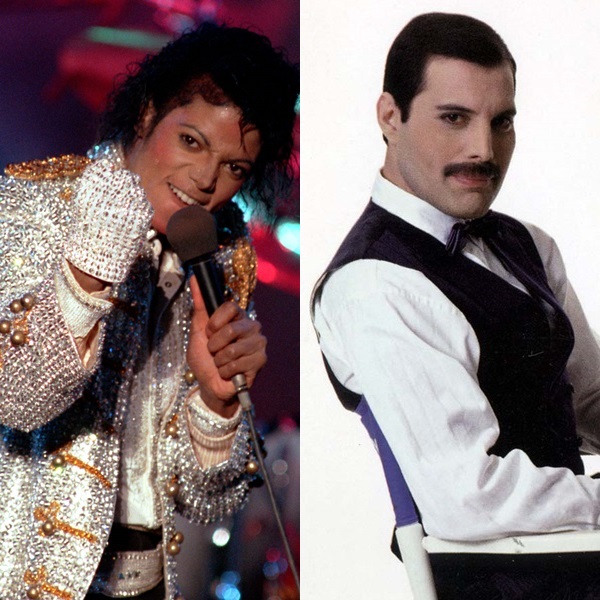 Freddie Mercury e Michael Jackson