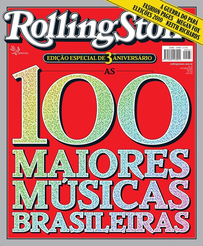 Capas RS Brasil 37 - 100 maiores músicas brasileiras