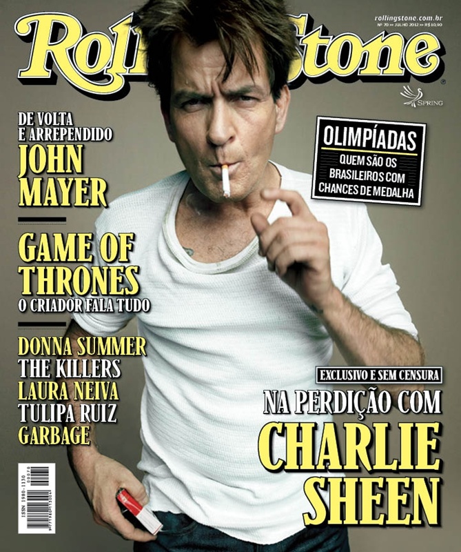 Capas RS Brasil 70 - Charlie Sheen