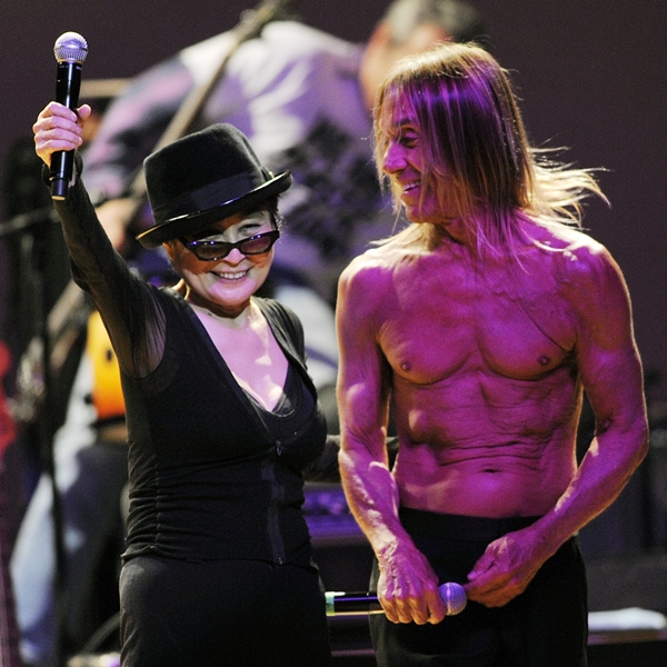 Yoko Ono e Iggy Pop