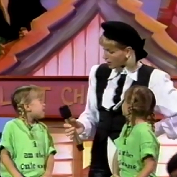 Irmãs Olsen no programa da Xuxa