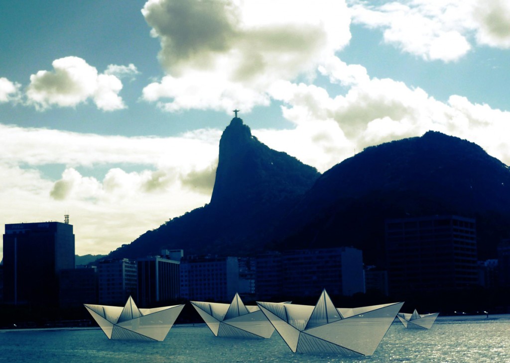 Christopher Guzman Hernandez cria divertidas ilustrações usando fotografias do Rio de Janeiro.