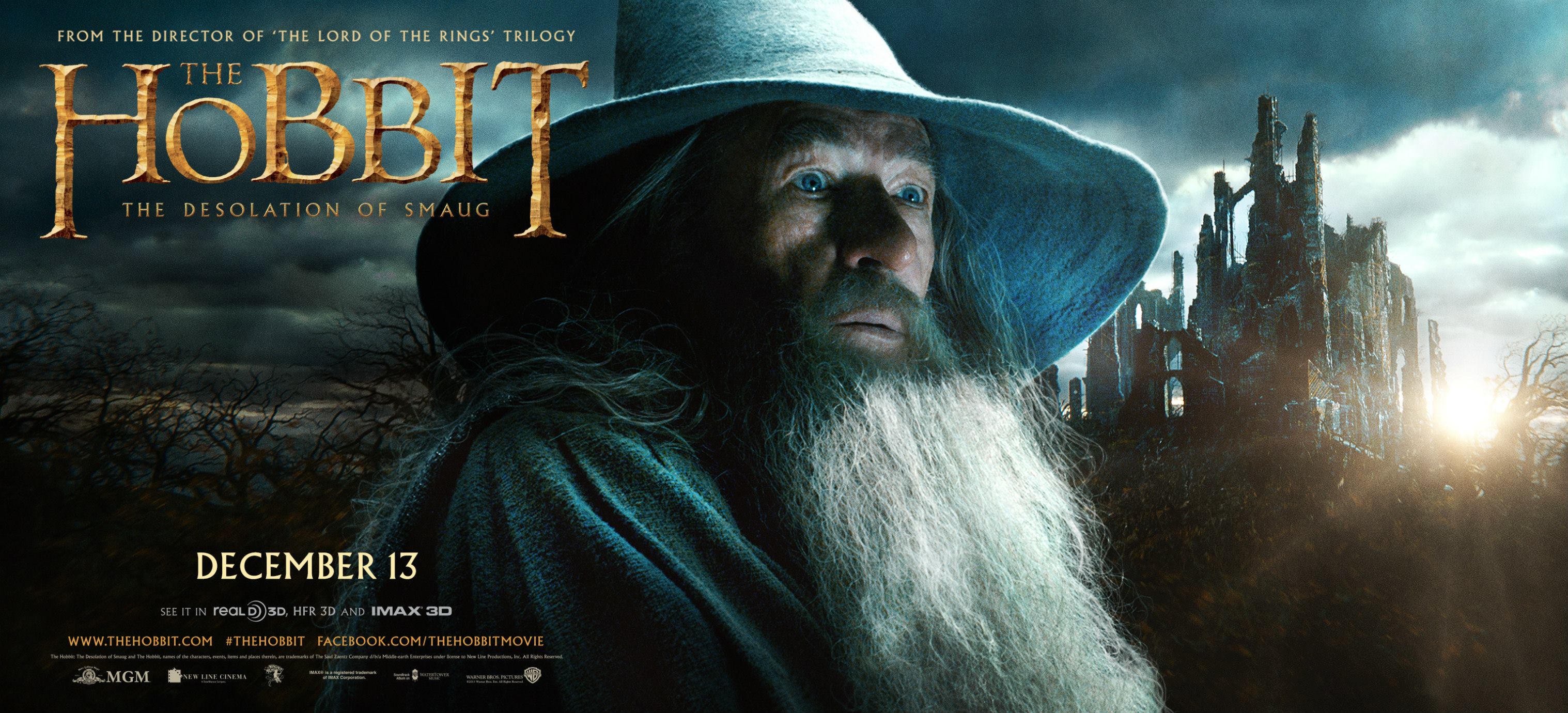 O mago Gandalf (Ian McKellen) enfrentará grandes desafios que levarão à história aos acontecimentos da trilogia de O Senhor dos Anéis.