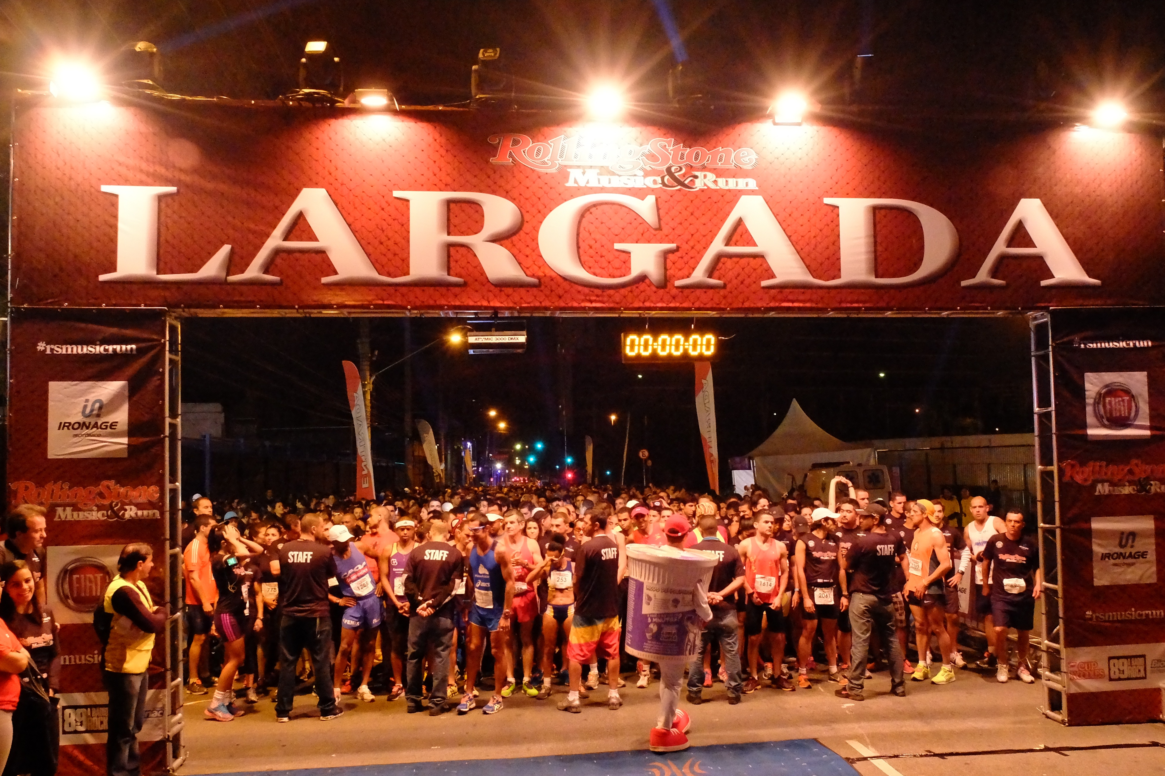 Corrida Music & Run largada